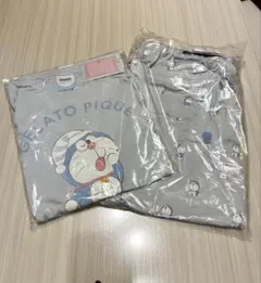 早い物勝ち！ジェラートピケ【ドラえもん】メンズTシャツ&総柄ロングパンツセットL
