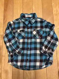 DOUBLE.B チェック柄シャツ 90サイズ