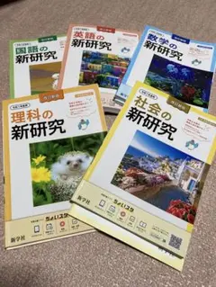新学社 新研究シリーズ 全5教科セット令和7年度用　改訂新版