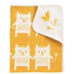 未使用品 クリッパン ボブキャット ミニブランケット オーガニックコットン