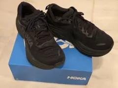 【訳あり！お買得！】HOKA ボンダイ8 27.0cm ブラックのサムネイル