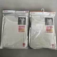 早い者勝ち！新品未使用未開封【UNIQLO ヒートテック　110】半袖&長袖