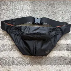 美品 PORTER ポーター タンカー ウエストバッグ ボディバッグ 黒のサムネイル