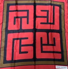 PIERRE BALMAIN 幾何学模様 スカーフ