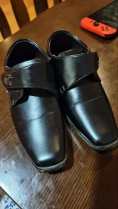 ブラックフォーマルシューズ マジックテープ式