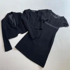 美品 東京ソワール 礼服3点セット 通年対応 ジャケット 9号