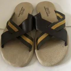 Scarpe d'argento サンダル Mサイズ イエロー