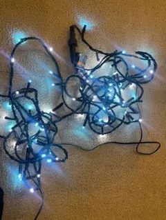 NITORI LEDライト ブルー・ホワイト 80球 約5m