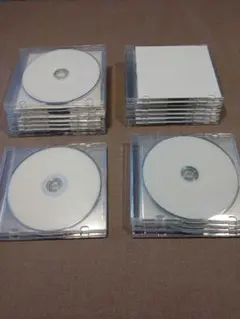 DVD-R 12枚 CD-R 11枚 ケース付　まとめ売り　未使用