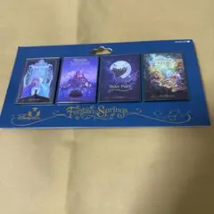 ディズニー ファンタジースプリングス　ピンバッジセット　新品