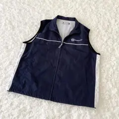 セルジオタッキーニ アウトドア ゴルフテニス ベスト 黒 キャンプ 登山