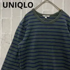 UNIQLO ユニクロ ロンT ボーダー S 長袖 archive グランジ