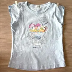 KUMIKYOKU 半袖Tシャツ ライトブルー 120のサムネイル