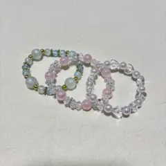 手作りブレスレット3点セット