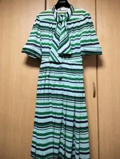 希少ヴィンテージLANVIN ランバン 半袖 ワンピース 40のサムネイル