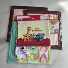 たべっ子どうぶつ くじ ハンカチ 巾着セット