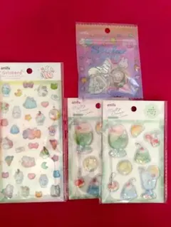 カプセルシール　ウォーターシール　ステッカーフレーク　セリア