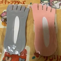 足型デザイン ソックス 2足セット