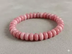 レッドアゲート16cm 天然石ブレスレット 上品艶感