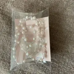 淡水パールネックレス　白