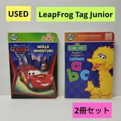 リープフロッグ　タグ ジュニア　ディズニーカーズ　セサミストリート　英語本 2冊