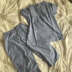 新品　未使用　さわやか　サマーパジャマ　ブルー　Mサイズ　半袖