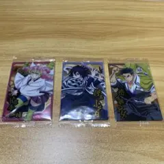 鬼滅の刃ウエハース10 甘露寺蜜璃　伊黒小芭内　悲鳴嶼行冥