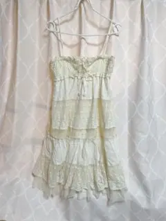 axes femme アクシーズファム風レースワンピース春物春服夏物夏服Fサイズ