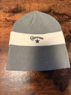 Converse ニット帽 グレー・ホワイトのサムネイル