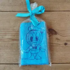 ドナルドダック タオル 青