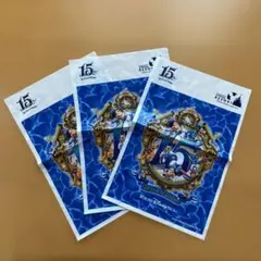 東京ディズニーシー 15周年記念ショップ袋 3枚セット