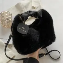 ファーバッグ　　ショルダーバッグ　ハンドバック　もこもこ　2wy かわいい