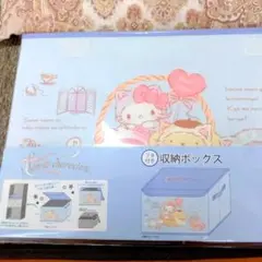 サンリオキャラクターズ 収納ボックス フタ付き❨猫の日❩25×38×25cmのサムネイル
