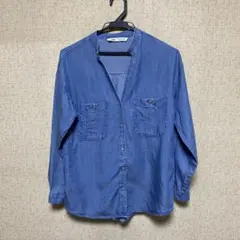 ZARA デニムシャツ 長袖 XSサイズのサムネイル