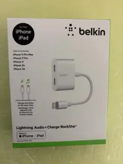 Belkin F8J198BTWHT デュアルアダプター イヤホン・充電同時