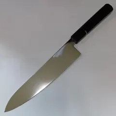 ステン本焼V金10号 出刃包丁18cm 右片刃 鏡面 黒檀八角柄 - メルカリ