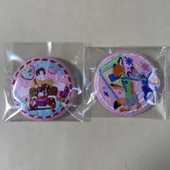 ディズニー　刺繍缶バッジ　2　ズートピア　シュガーラッシュ