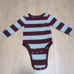 baby GAP ボーダー柄ロンパース 12-18ヶ月 長袖 ボディスーツ