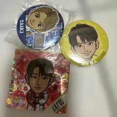 新品未使用 FANTASTICS グッズ 缶バッジ シール 3点セット