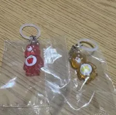ケアベア　クリアマスコットチャーム2 めじるしアクセサリー