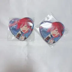 【milk】逆先夏目ハート缶バッジ 20個 新品☆あんスタ☆Switch【逆先夏目】ハートカンバッジ☆ハート缶