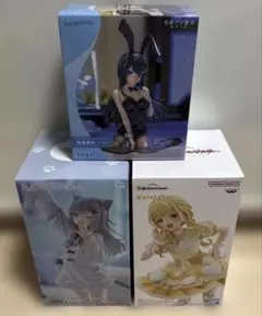【送料込】美少女フィギュア3点セット 桜島麻衣 Nachoneko 藤田ことね