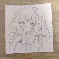 アナログイラスト 原画 13×13