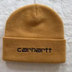 carhartt マスタード ニットビーニー