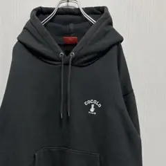 COCOLO ココロ パーカー フーディ ブラック XL