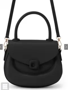 【美品】GRL　グレイル　2wayラウンドショルダーバッグ[tr655]