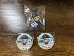 ヒロアカ　静鉄　オールマイト　アクリルキーホルダー&缶バッジ