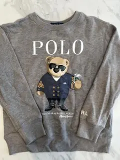 Ralph Lauren ポロベア トレーナー グレー