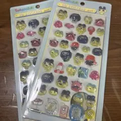 Tamagotchi 3Dステッカー 2パック　たまごっち