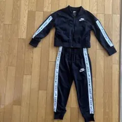 Nike ブラック ジャージ XS ナイキ　キッズ　ジュニア　上下　セット